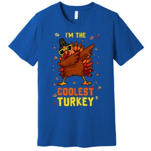 Coolest Turkey Matching Family Group Thanksgiving Party PJ Premium T-Shirt