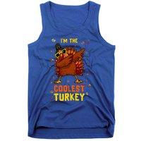 Coolest Turkey Matching Family Group Thanksgiving Party PJ Tank Top