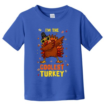 Coolest Turkey Matching Family Group Thanksgiving Party PJ Toddler T-Shirt