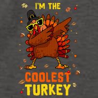 Coolest Turkey Matching Family Group Thanksgiving Party PJ Vector Backpack