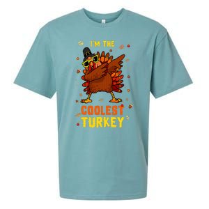 Coolest Turkey Matching Family Group Thanksgiving Party PJ Sueded Cloud Jersey T-Shirt