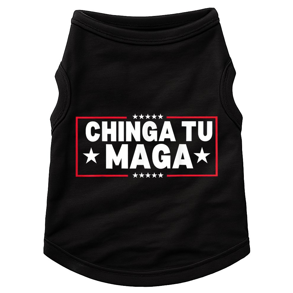 Chinga Tu Maga Election Antitrump Latino Democrat Kamala Doggie Tank