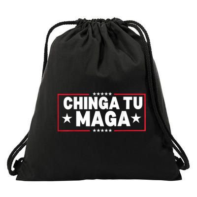 Chinga Tu Maga Election Antitrump Latino Democrat Kamala Drawstring Bag