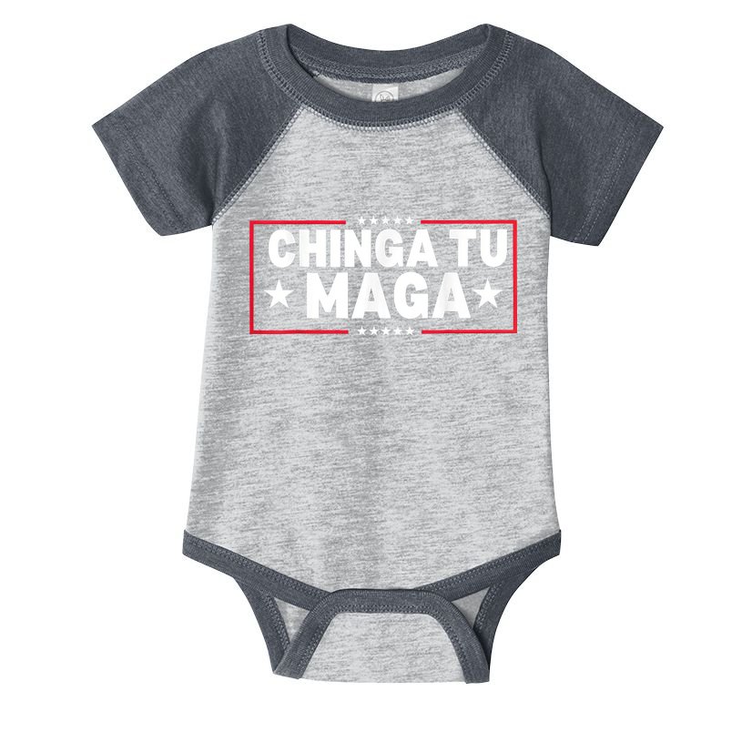 Chinga Tu Maga Election Antitrump Latino Democrat Kamala Infant Baby Jersey Bodysuit