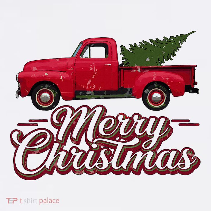 Christmas Truck Merry Christmas Baby Bodysuit