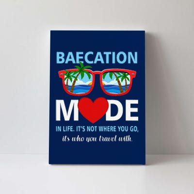 Couples Trip Matching Summer Vacation Baecation Modevibes Canvas