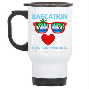 Couples Trip Matching Summer Vacation Baecation Modevibes Stainless Steel Travel Mug