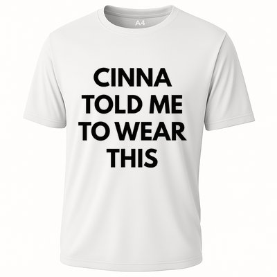 Cinna Told Me To Wear This In Black Performance Shirt