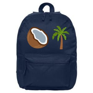 Coconut Tree Meme Patriotic Kamala Statement Usa Democrat 16 in Basic Backpack