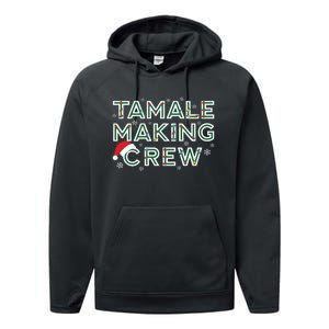 Christmas Tamale Making Crew Mexican Food Family Matching Performance Fleece Hoodie