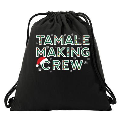 Christmas Tamale Making Crew Mexican Food Family Matching Drawstring Bag