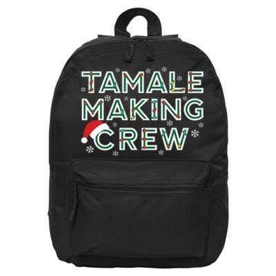 Christmas Tamale Making Crew Mexican Food Family Matching 16 in Basic Backpack