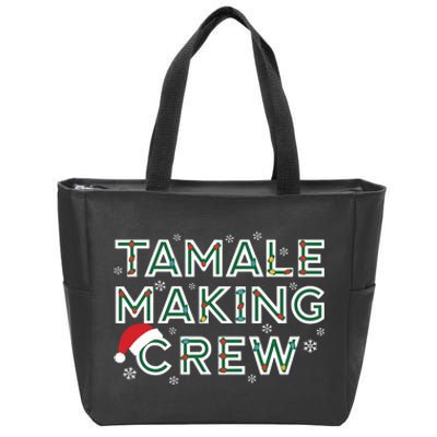 Christmas Tamale Making Crew Mexican Food Family Matching Zip Tote Bag