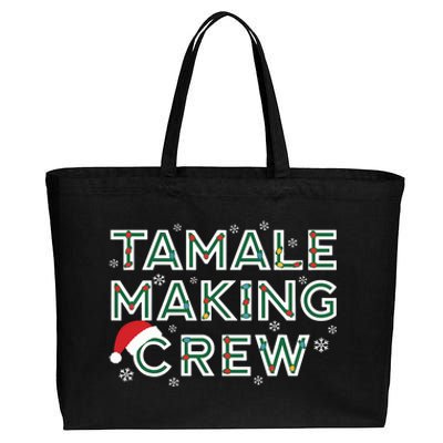 Christmas Tamale Making Crew Mexican Food Family Matching Cotton Canvas Jumbo Tote