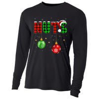 Christmas T Matching Couple Family Chestnuts Cooling Performance Long Sleeve Crew