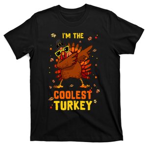 Coolest Turkey Matching Family Group Thanksgiving Party PJ T-Shirt