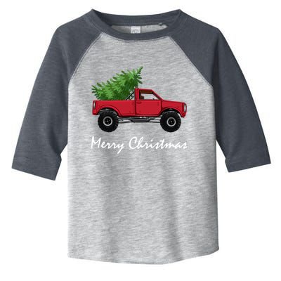 Christmas Truck Meaningful Gift Toddler Fine Jersey T-Shirt