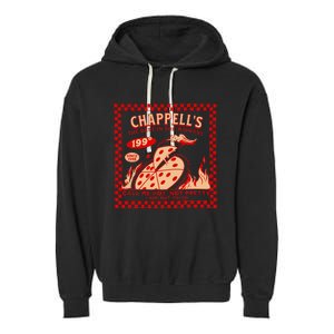 Chappell The Midwest Call Me Hot Retro Pizza Hot To Go Garment-Dyed Fleece Hoodie