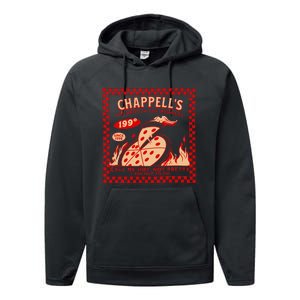 Chappell The Midwest Call Me Hot Retro Pizza Hot To Go Performance Fleece Hoodie