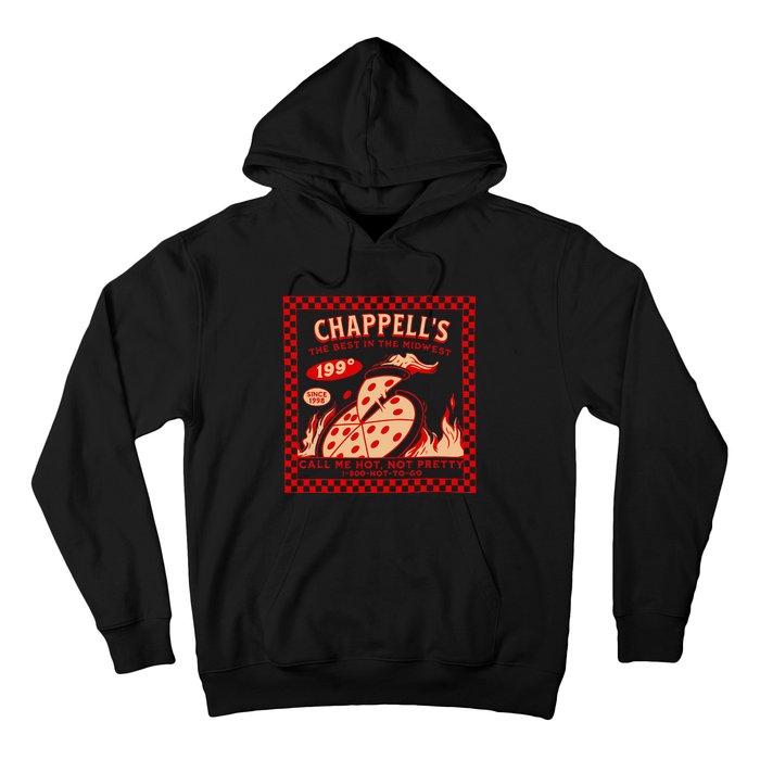 Chappell The Midwest Call Me Hot Retro Pizza Hot To Go Hoodie