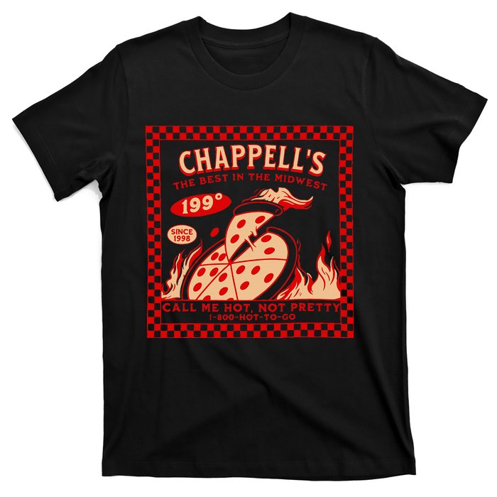 Chappell The Midwest Call Me Hot Retro Pizza Hot To Go T-Shirt