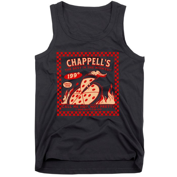 Chappell The Midwest Call Me Hot Retro Pizza Hot To Go Tank Top