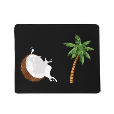 Coconut Tree Meme Patriotic Kamala Statement Usa Democrat Mousepad