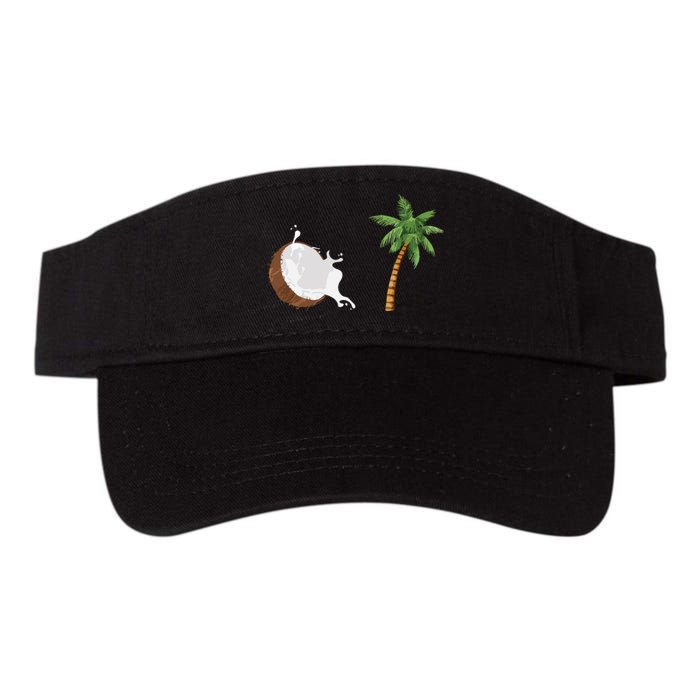 Coconut Tree Meme Patriotic Kamala Statement Usa Democrat Valucap Bio-Washed Visor