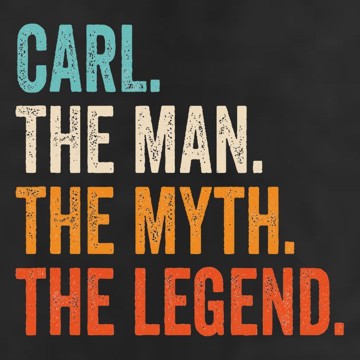 Carl The Man The Myth The Legend First Name Carl Knit Cap Winter Beanie