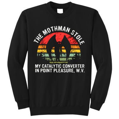 Cryptid The Mothman Stole My Catalytic Converter In Point Sweatshirt