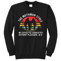 Cryptid The Mothman Stole My Catalytic Converter In Point Sweatshirt