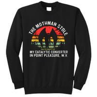 Cryptid The Mothman Stole My Catalytic Converter In Point Tall Sweatshirt