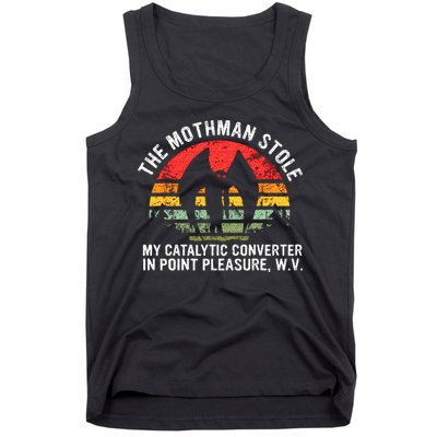 Cryptid The Mothman Stole My Catalytic Converter In Point Tank Top