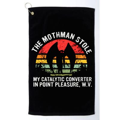 Cryptid The Mothman Stole My Catalytic Converter In Point Golf Towel