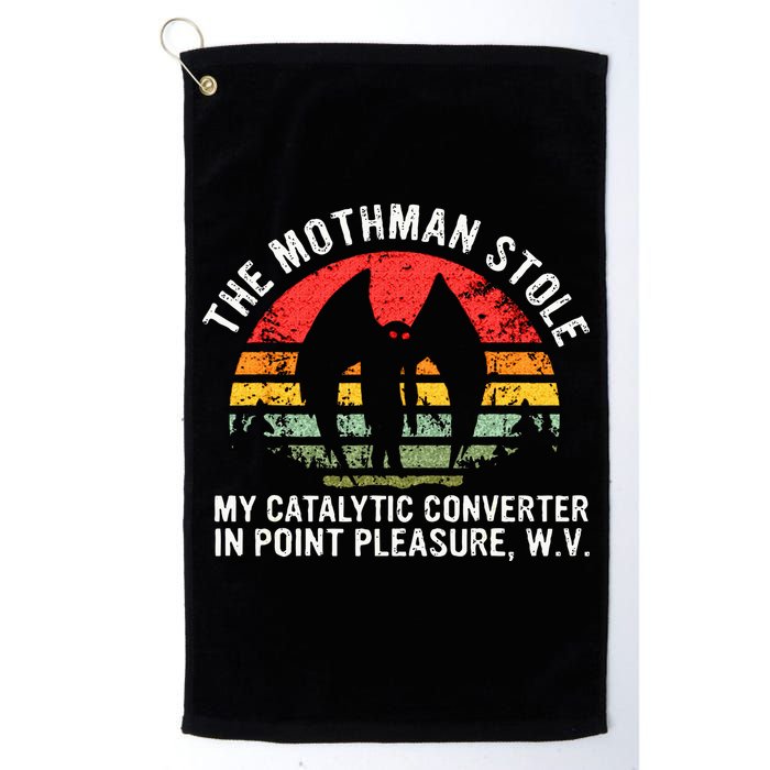Cryptid The Mothman Stole My Catalytic Converter In Point Golf Towel