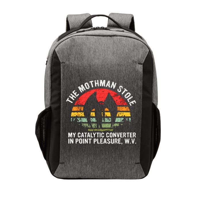 Cryptid The Mothman Stole My Catalytic Converter In Point Vector Backpack