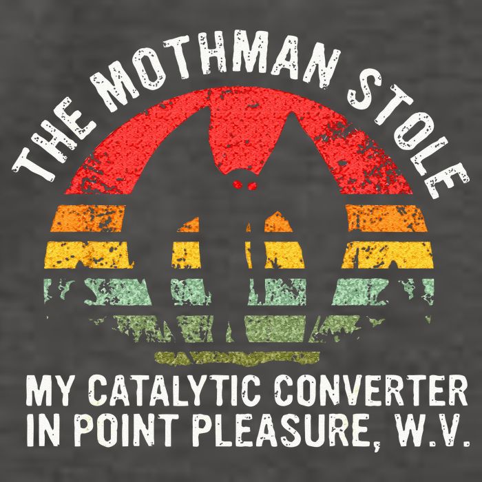 Cryptid The Mothman Stole My Catalytic Converter In Point Vector Backpack