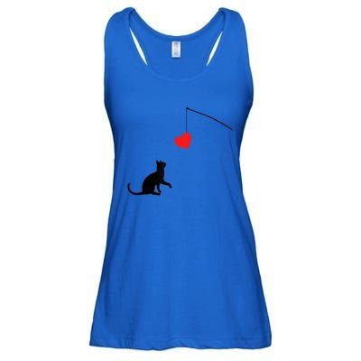 Cat Toy Meaningful Gift Valentine's Day Funny Gift For Her Or For Him Cute Gift Ladies Essential Flowy Tank