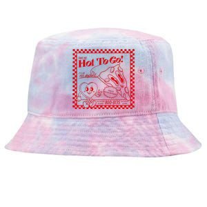 Chappell The Midwest Call Me Hot Retro Pizza Hot To Go Tie-Dyed Bucket Hat