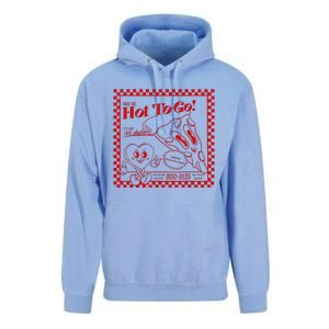 Chappell The Midwest Call Me Hot Retro Pizza Hot To Go Unisex Surf Hoodie