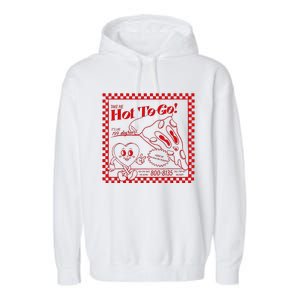 Chappell The Midwest Call Me Hot Retro Pizza Hot To Go Garment-Dyed Fleece Hoodie