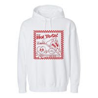 Chappell The Midwest Call Me Hot Retro Pizza Hot To Go Garment-Dyed Fleece Hoodie