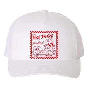 Chappell The Midwest Call Me Hot Retro Pizza Hot To Go Yupoong Adult 5-Panel Trucker Hat