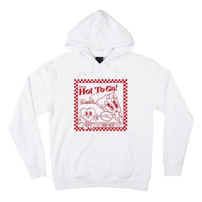 Chappell The Midwest Call Me Hot Retro Pizza Hot To Go Hoodie