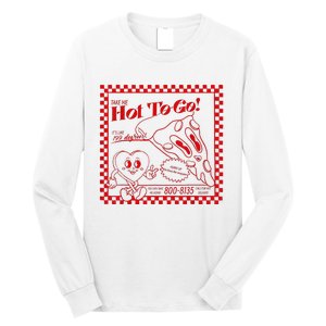 Chappell The Midwest Call Me Hot Retro Pizza Hot To Go Long Sleeve Shirt