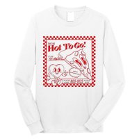 Chappell The Midwest Call Me Hot Retro Pizza Hot To Go Long Sleeve Shirt