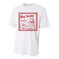 Chappell The Midwest Call Me Hot Retro Pizza Hot To Go Performance Sprint T-Shirt