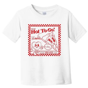 Chappell The Midwest Call Me Hot Retro Pizza Hot To Go Toddler T-Shirt