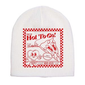 Chappell The Midwest Call Me Hot Retro Pizza Hot To Go Short Acrylic Beanie