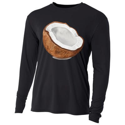 Coconut Tree Meme Patriotic Kamala Cooling Performance Long Sleeve Crew